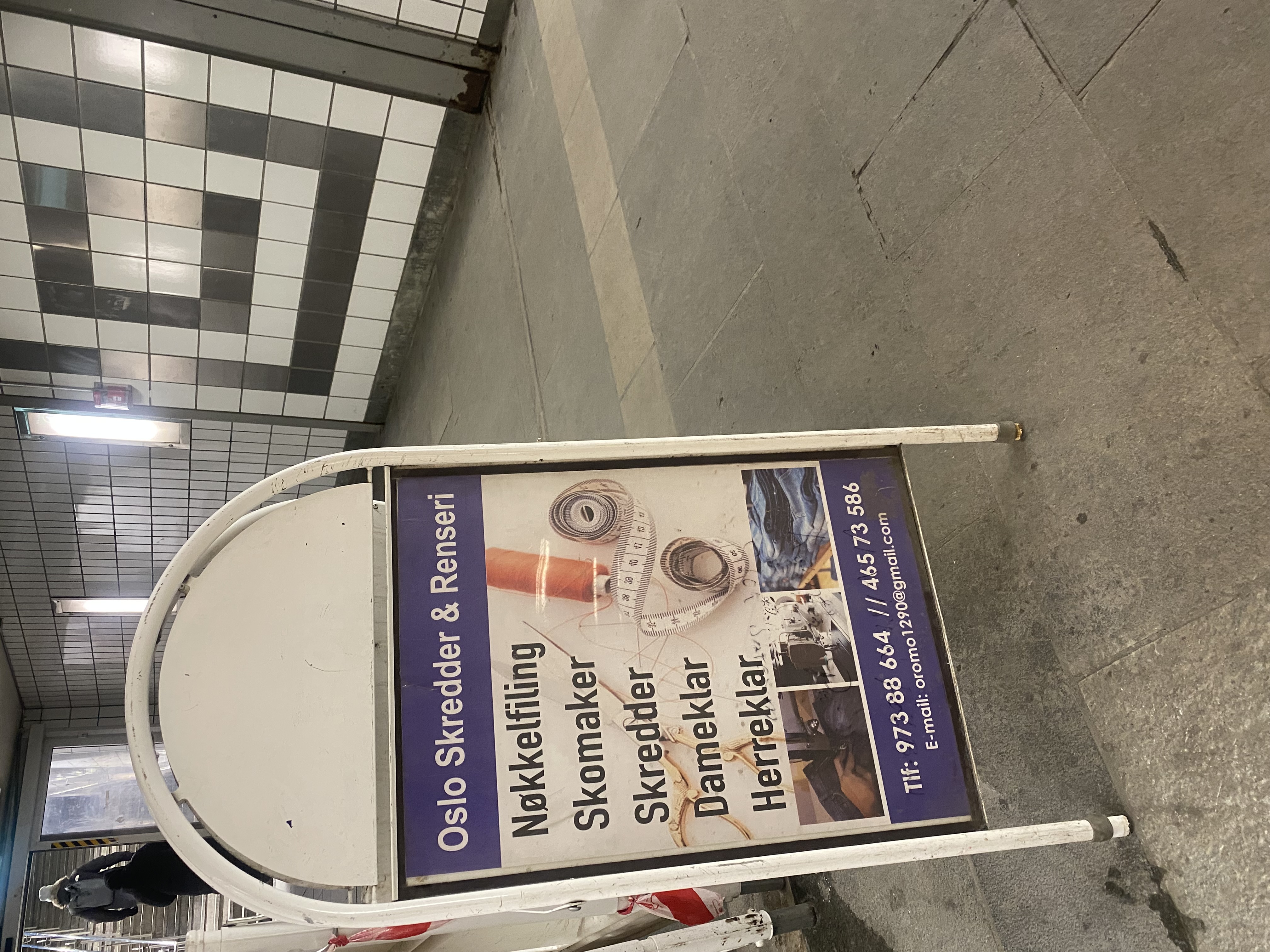 Oslo Skredder og Rens – skilt